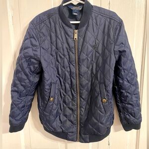 Polo Ralph Lauren Puffer Jacket- Navy blue Size 7